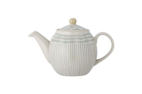 Théière en grès bleu Maple