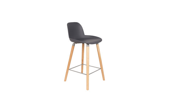 Thekenhocker 65 cm dunkelgrau und Holz Albert Kuip ohne jede Grenze
