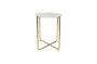 Miniature Timpa white marble side table Clipped