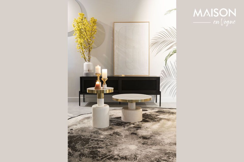 Discover the Glam coffee table in tinplate
