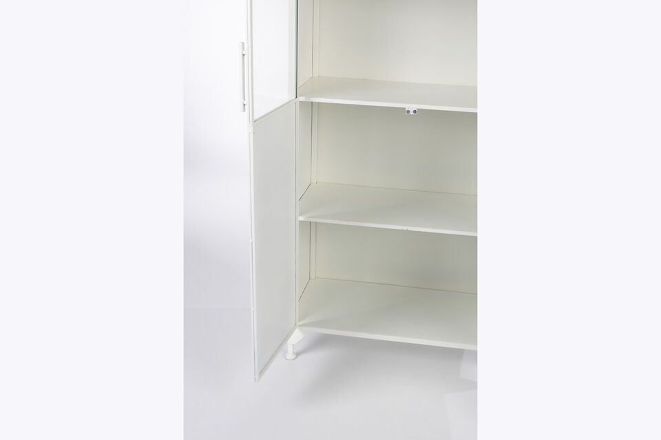 The Miya cabinet is distinguished by its partially glazed doors