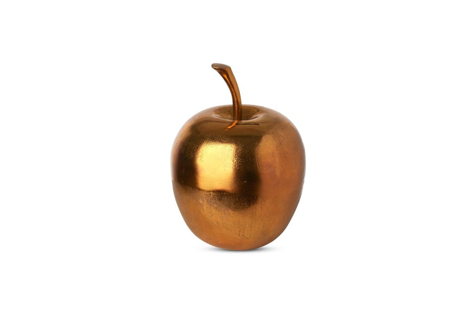 Tirelire en aluminium doré Apple Pols Potten
