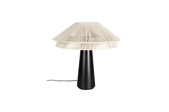 Schauen Sie die Produktbeschreibung an tischlampe aus beigem Eisen Elon Tischlampe aus beigem Eisen Elon