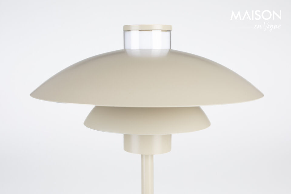 Tischlampe aus beigem Travertin Cole - 14