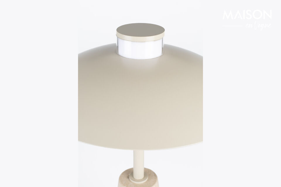 Tischlampe aus beigem Travertin Cole - 20