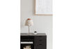 Miniaturansicht Tischlampe aus blauem Stoff Yumi 2