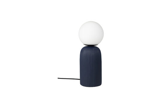 Schauen Sie die Produktbeschreibung an tischlampe aus blauer Keramik Dash Tischlampe aus blauer Keramik Dash