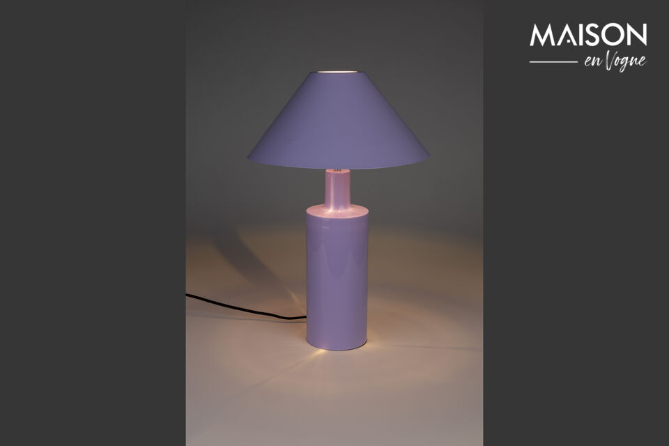 Tischlampe aus violettem Eisen Wonders - 9