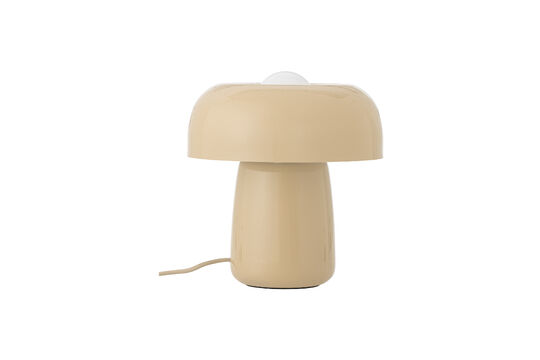 Tischlampe D25,5xH28 cm aus Eisen beige Ylva ohne jede Grenze
