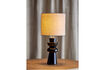Miniaturansicht Tischlampe D25xH53 cm aus schwarzem Steingut Lio 4