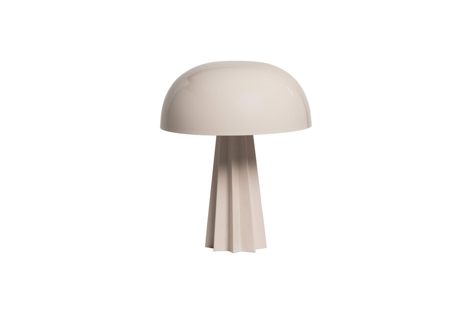 Tischlampe H29cm Metall hellgrau VIREL Woood