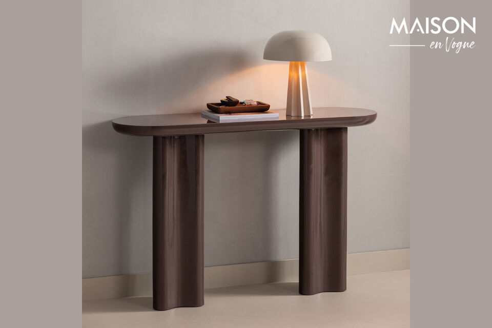 Stilvolle Tischlampe Metall mit Hochglanz-Finish Geeignet für ein E-27 Leuchtmittel (exklusiv) H