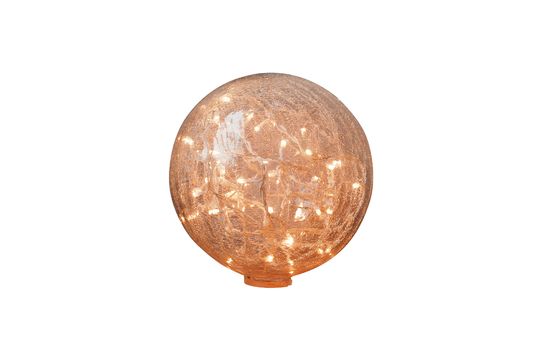 Schauen Sie die Produktbeschreibung an tischlampe mit 25 cm gebrochener Glaskugel Tischlampe mit 25 cm gebrochener Glaskugel