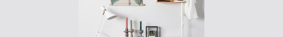 Materialbeschreibung Tischlampe Shady White