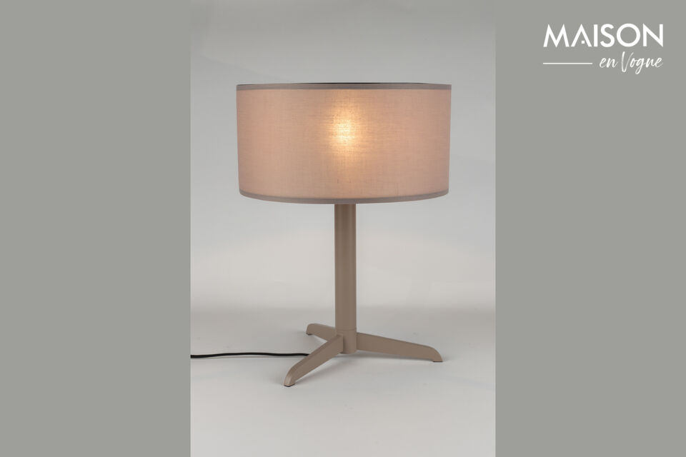 Tischlampe Shelby Taupe - 7