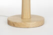 Miniaturansicht Tischleuchte aus Gummibaumholz und Jute Natur Scallop 6