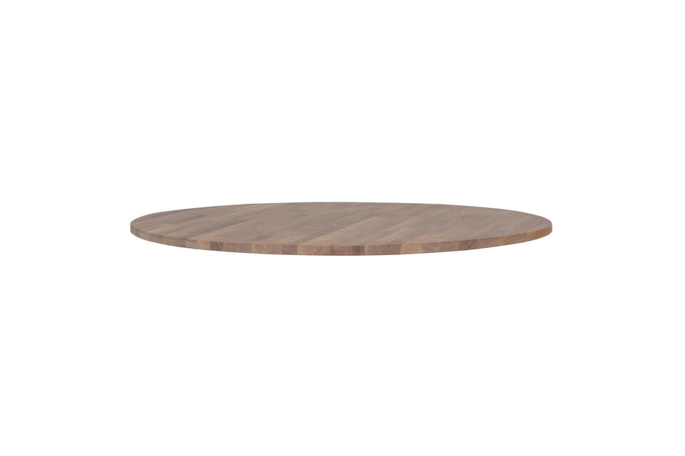 Tischplatte rund Ø120 cm Eiche grau Tablo Woood