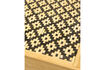 Miniature Tray table 50 cm bamboo and palm leaf black and natural HDTray 3