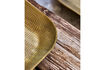 Miniature Trays (Set of 3) Golden Aluminium HDPlato 3