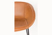 Miniaturansicht Tresenhocker 65 cm aus braunem Kunstleder Feston 8