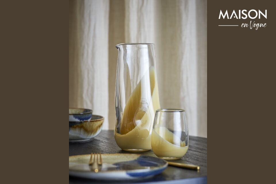 Das Ballard Trinkglas von Bloomingville ist ein 4er-Set aus Glas