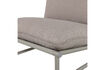Miniatuur Tuin loungestoel Aluminium Zand Elvo 7
