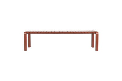 Tuinbank 175x45 cm van rood aluminium Vondel