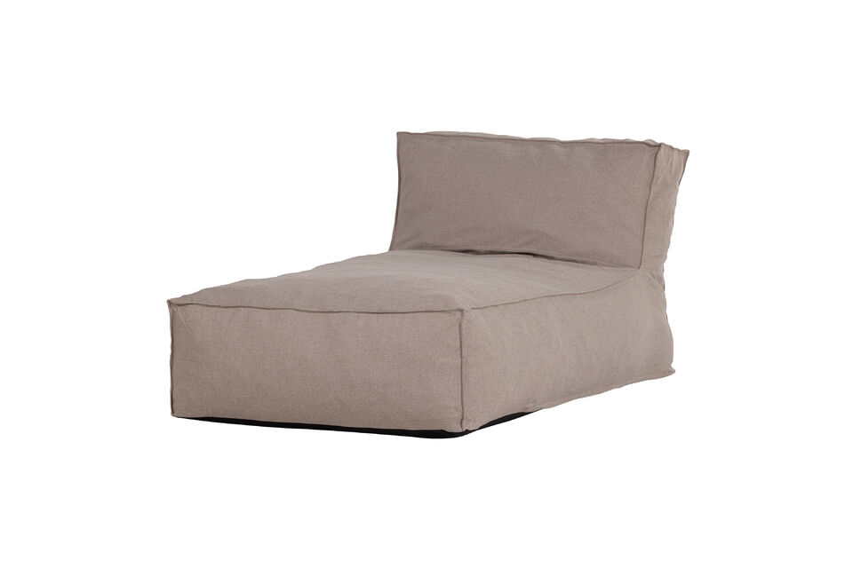 Tuinligbed 80x175x95 cm Olefin Zand VELORA Woood