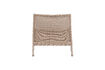 Miniatuur Tuinloungestoel zand West 5