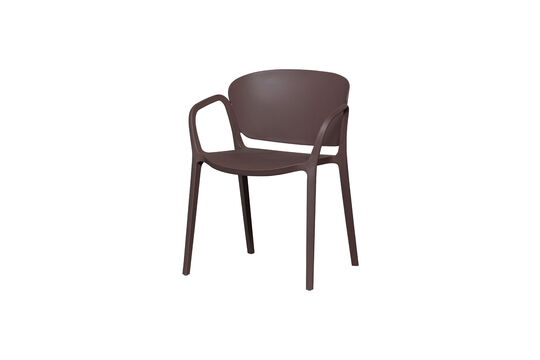 Tuinstoel Kunststof Paars/Bruin Bent Productfoto