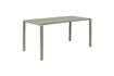 Miniatuur Tuintafel 168,5x87 cm van groen aluminium Vondel 1