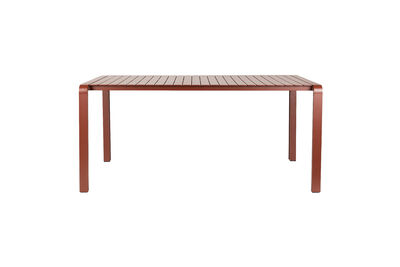 Tuintafel 168,5x87 cm van rood aluminium Vondel