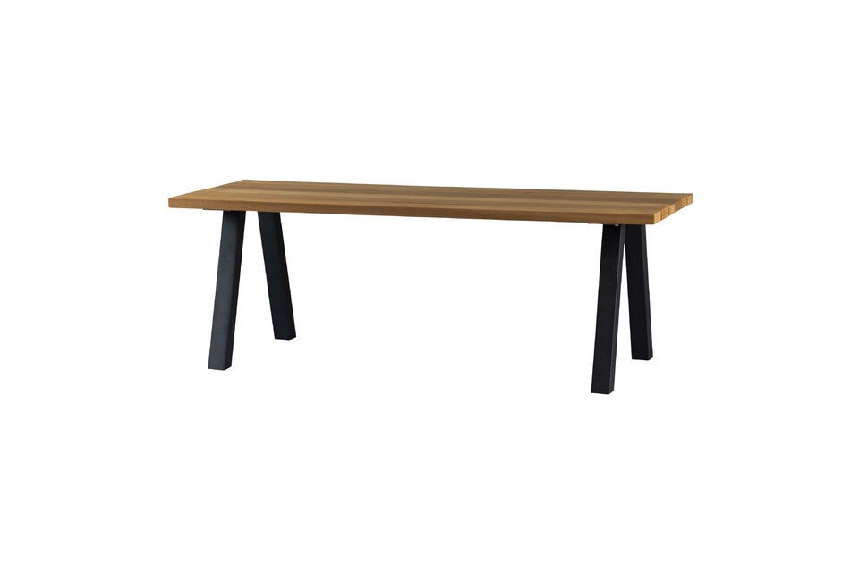 Tuintafel 210 cm ayoushout naturel en metaal Tablo Woood