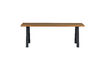 Miniatuur Tuintafel 210 cm ayoushout naturel en metaal Tablo 4