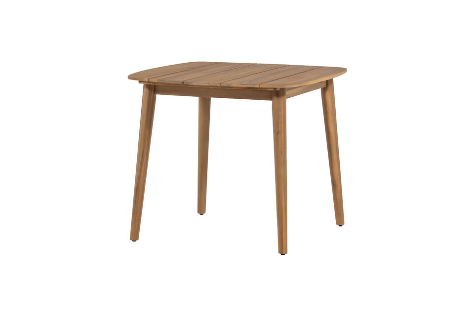 Tuintafel 90x90 cm natuurlijk acaciahout KRIS Woood