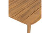 Miniatuur Tuintafel 90x90 cm natuurlijk acaciahout KRIS 3