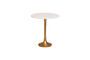 Miniature Tulipa white and gold marble side table Clipped