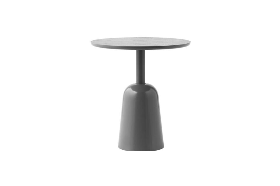 Turn is well-suited for use as a coffee or side table and can be placed on its own or in a group of