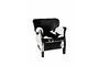 Miniature Turner black cowhide armchair Clipped