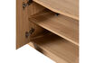 Miniatuur TV-meubel 133 cm Eikenfineer Naturel Zuma 7