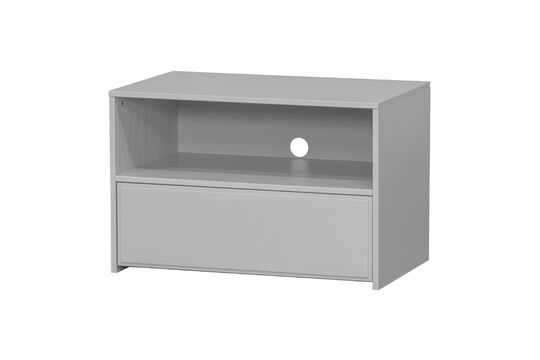 Tv-meubel met lade 70 cm grenen Wolkengrijs Yissa Productfoto