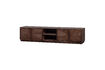 Miniatuur TV-meubel open vak 200cm bruin gerecycled teak Sun 1