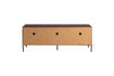 Miniaturansicht TV-Möbel 150 cm Kiefer Bordeauxrot New Gravure 5