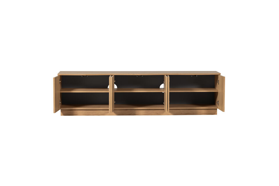 Mit seinen klaren Linien und seinem zeitlosen Design verleiht der TV-Schrank Zuma Ihrer Einrichtung