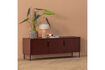 Miniature TV Unit 154 cm Pine Burgundy Gunnar 2