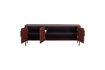 Miniature TV Unit 154 cm Pine Burgundy Gunnar 6