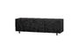 Miniature TV Unit 160 cm Black Mango Wood Counter Clipped