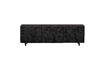 Miniature TV Unit 160 cm Black Mango Wood Counter 4