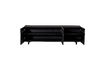Miniature TV Unit 160 cm Black Mango Wood Counter 5