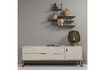 Miniature TV Unit 180cm Pine Dust Silas 2